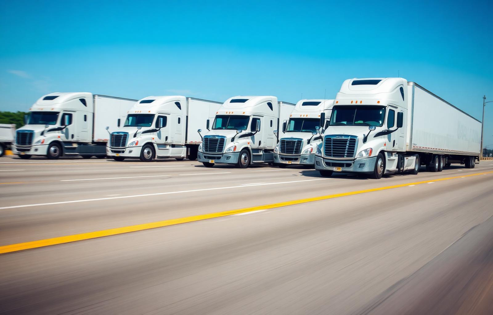 Domestic trucking fleet